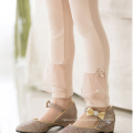Wholesale Children Skinny Active Bow Pattern Panelled Ruffle Dress Pants